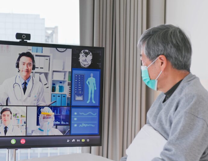 Access to specialists through video conferencing