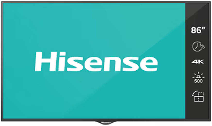 Hisense 86" Commercial Signage Display - Front