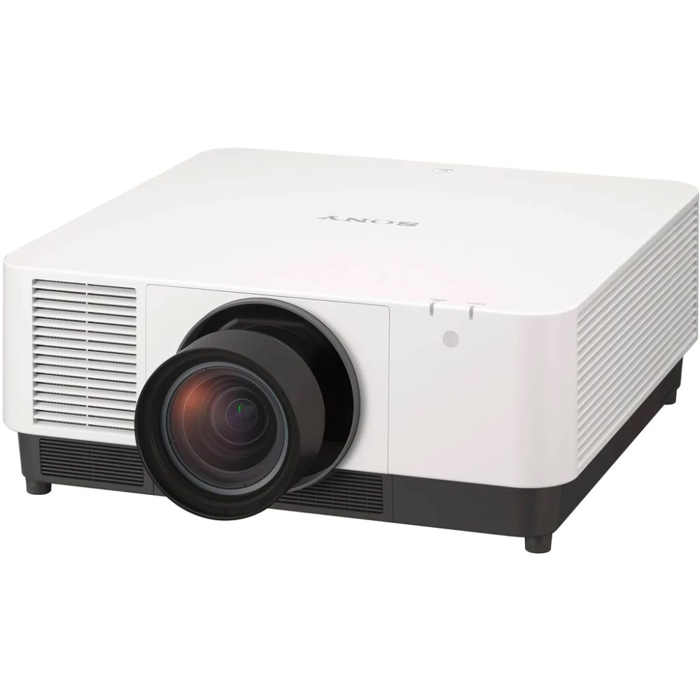 VPLFHZ91LW Laser Installation Projector 9,000 Lumens in White angle front