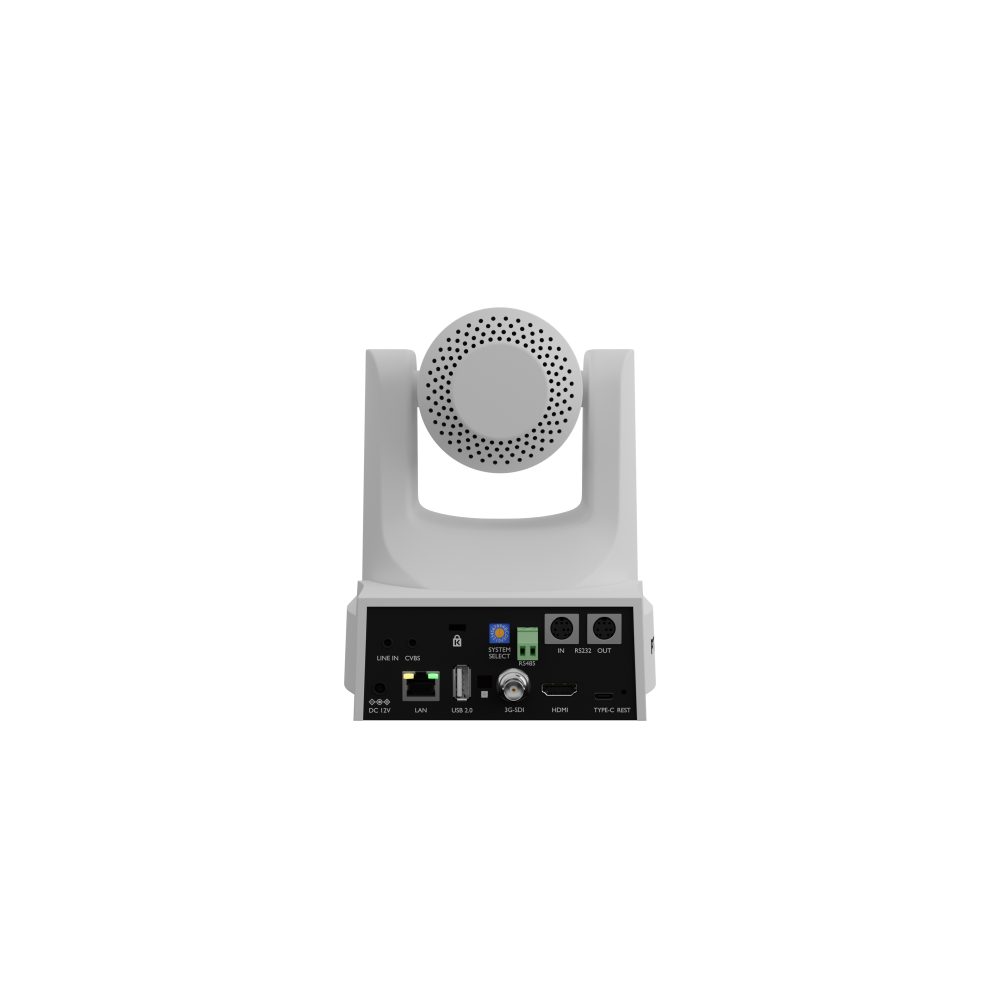 Move SE 1080p USB3.0 Auto-Tracking 12X Opt Zoom Camera - White Rear
