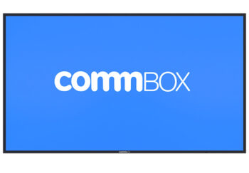 Commbox 98" Smart 4K UHD Display + 3 Year Advanced Signage License Front