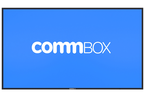 Commbox 86" Smart 4K UHD Display + 3 Year Advanced Signage License Main Front