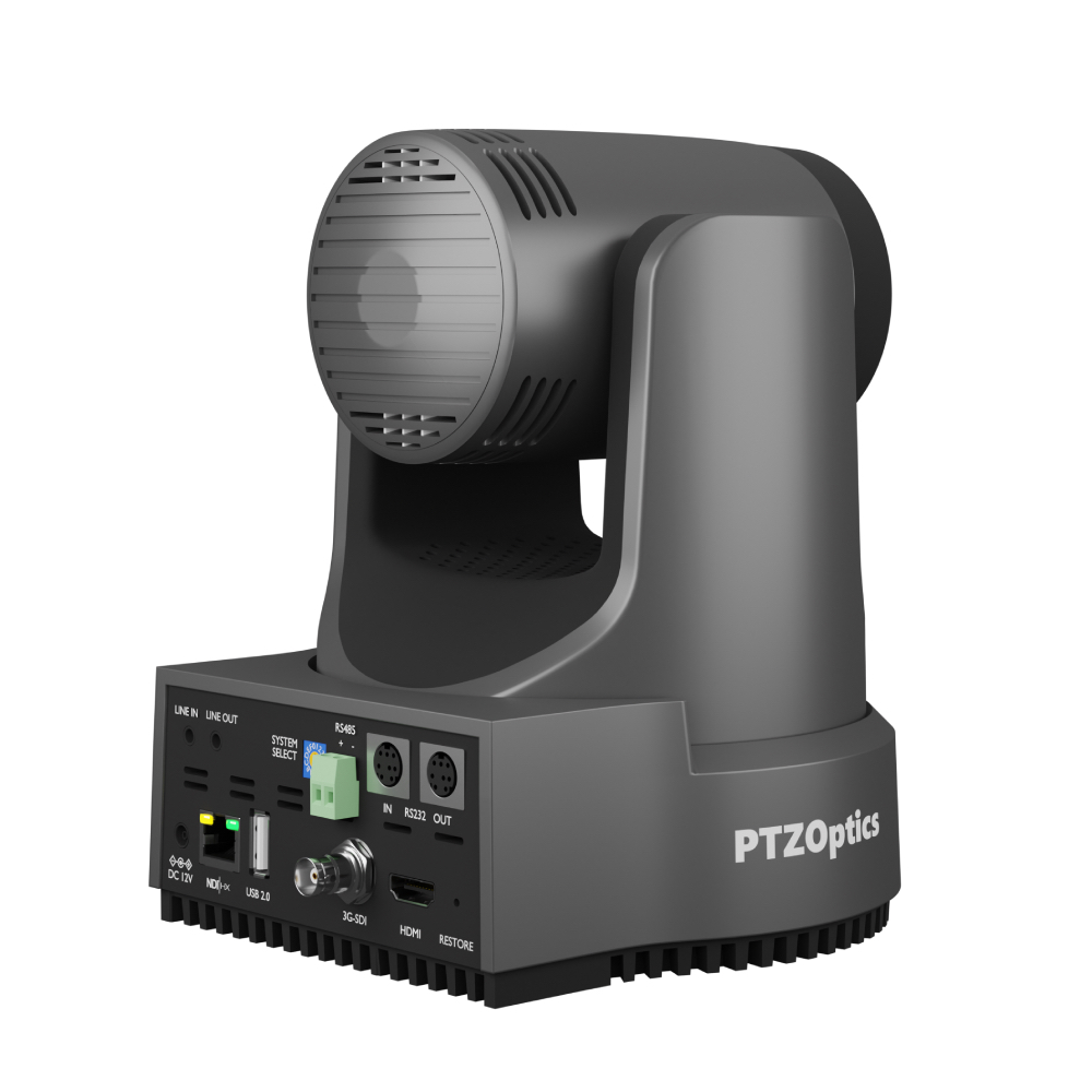 PTZ OpticsMove 4K Auto-Tracking PTZ Camera with 30X - Grey