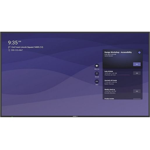 Commbox 65" Smart 4K UHD Commercial Display Menu